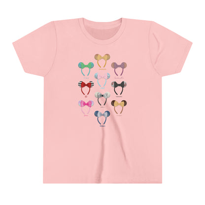 minnie ear-as world tour youth tee