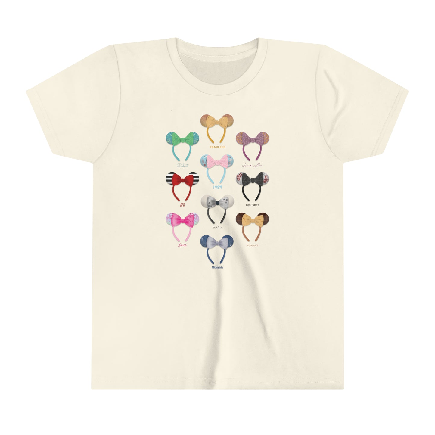 minnie ear-as world tour youth tee