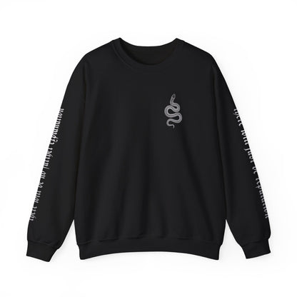 there will just be reputation snake crewneck