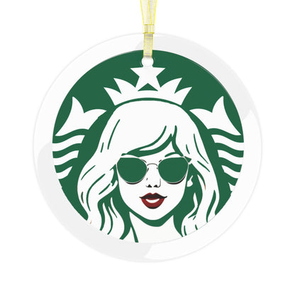 starbucks lovers logo glass ornament