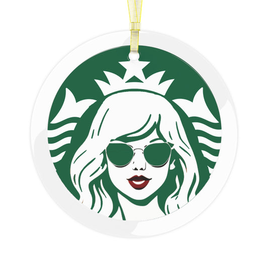 starbucks lovers logo glass ornament