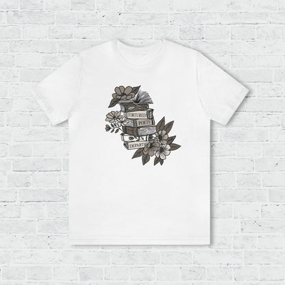 tortured poets dept floral book tee