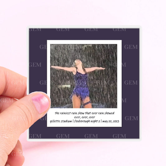 rainiest rain show eras polaroid stickers