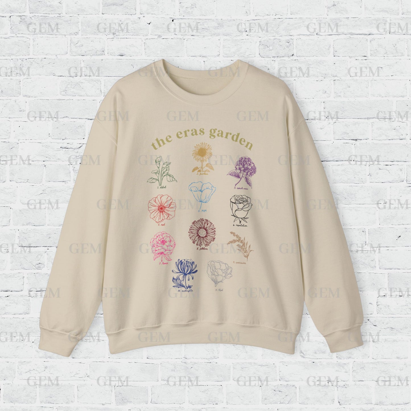 the eras garden crewneck