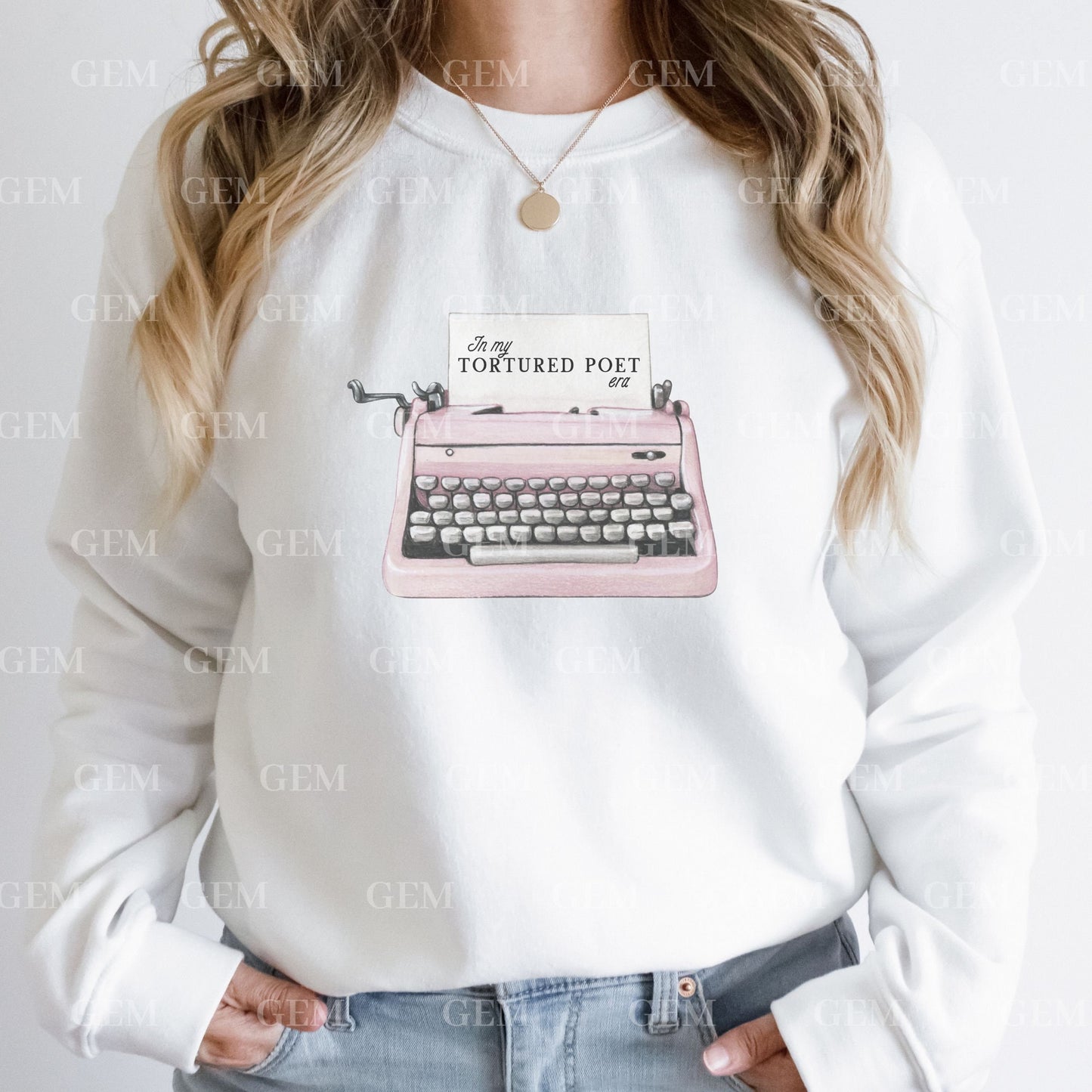 Tortured Poet Era Crewneck | In My Tortured Poet Era Vintage Typewriter Sweatshirt | TTPD Crewneck, TTPD Sweatshirt, Tortured Poets