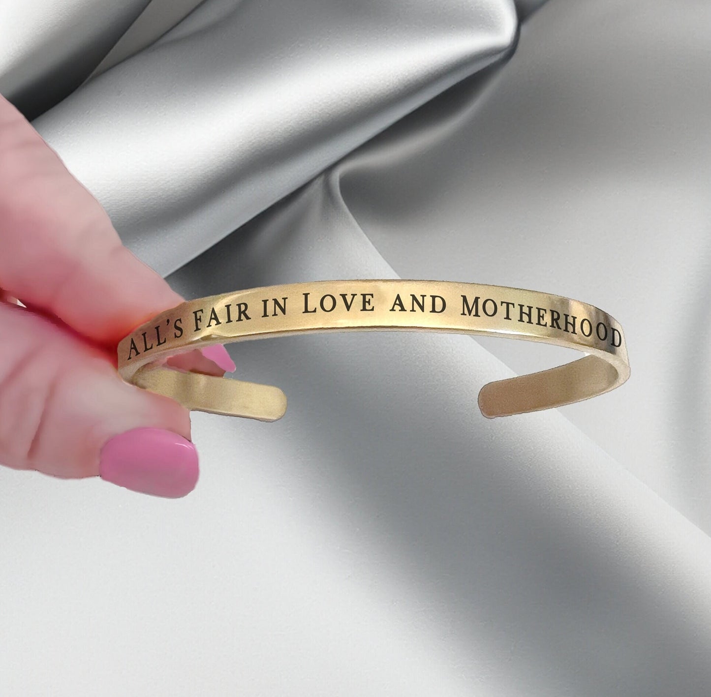 All is Fair in Love & Motherhood Bangle Bracelet | Tortured Mama's Department Bangle | TTPD Personalized Bracelet | Tortured Poet, TTPD Gift