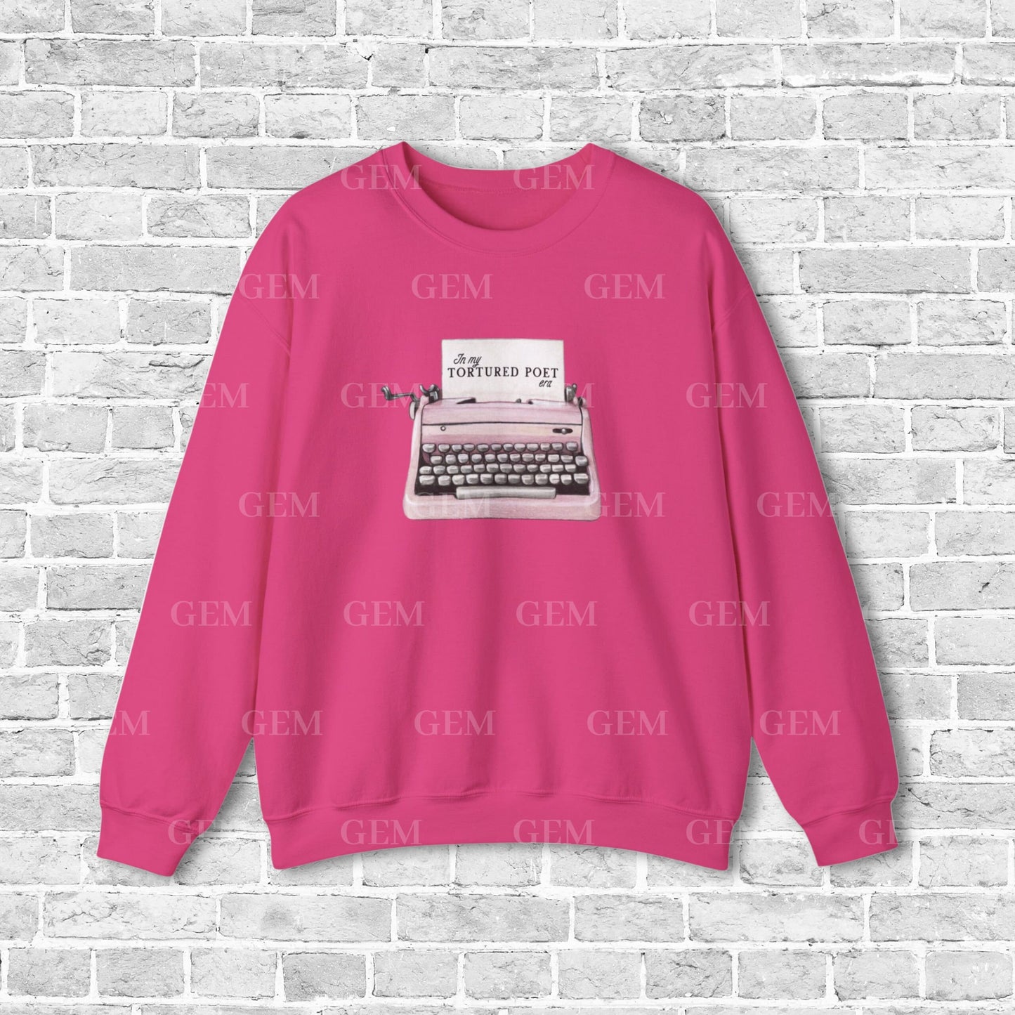 Tortured Poet Era Crewneck | In My Tortured Poet Era Vintage Typewriter Sweatshirt | TTPD Crewneck, TTPD Sweatshirt, Tortured Poets