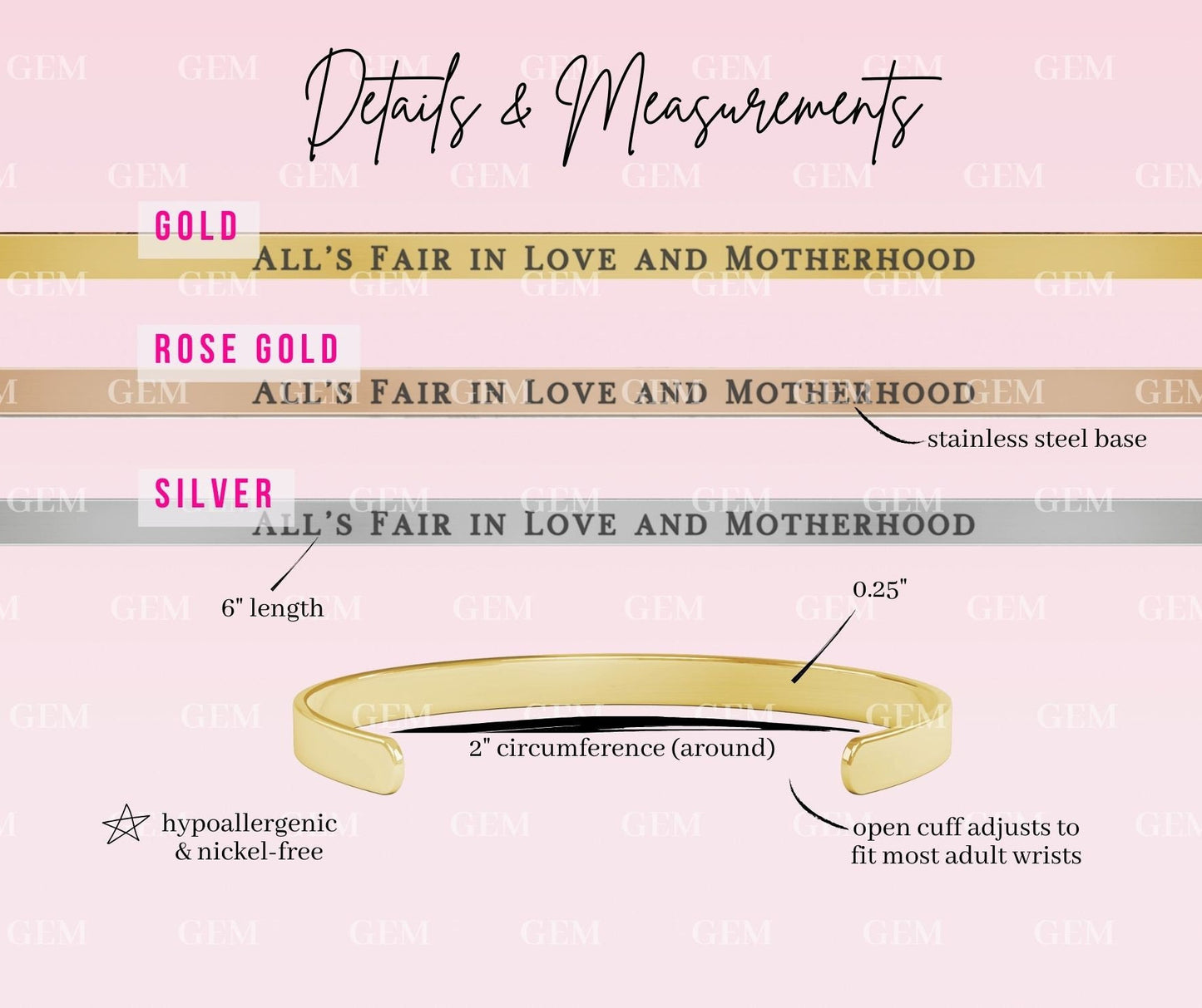 All is Fair in Love & Motherhood Bangle Bracelet | Tortured Mama's Department Bangle | TTPD Personalized Bracelet | Tortured Poet, TTPD Gift