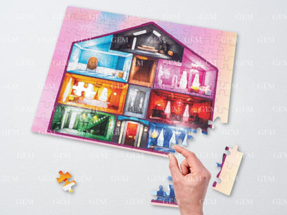 Lover House Puzzle | Eras Tour Lover House Jigsaw Puzzle with Tin | Lover Puzzle, Lover Jigsaw Puzzle, Eras Tour Puzzle