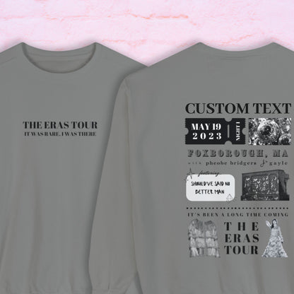 eras tour surprise song crewneck