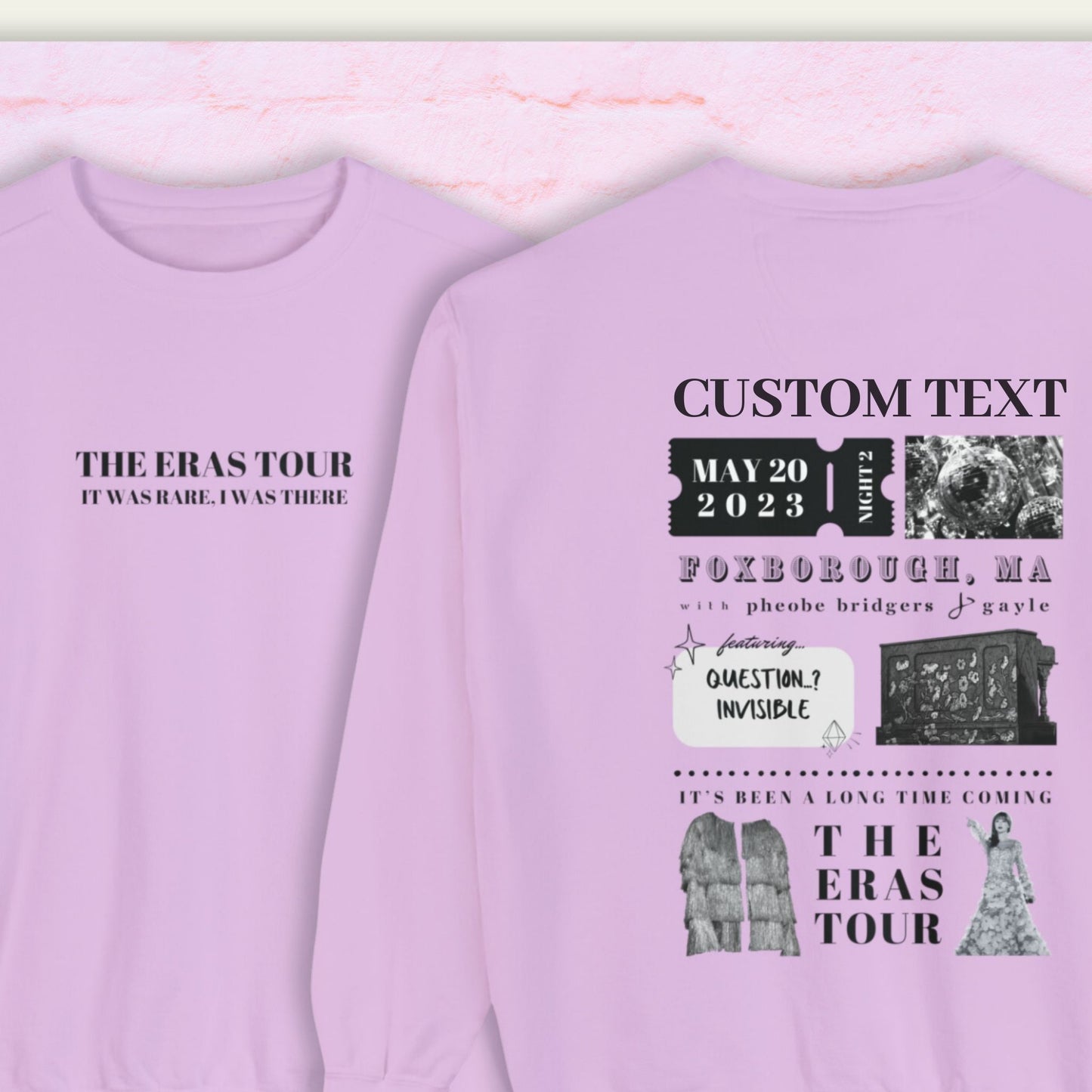 eras tour surprise song crewneck