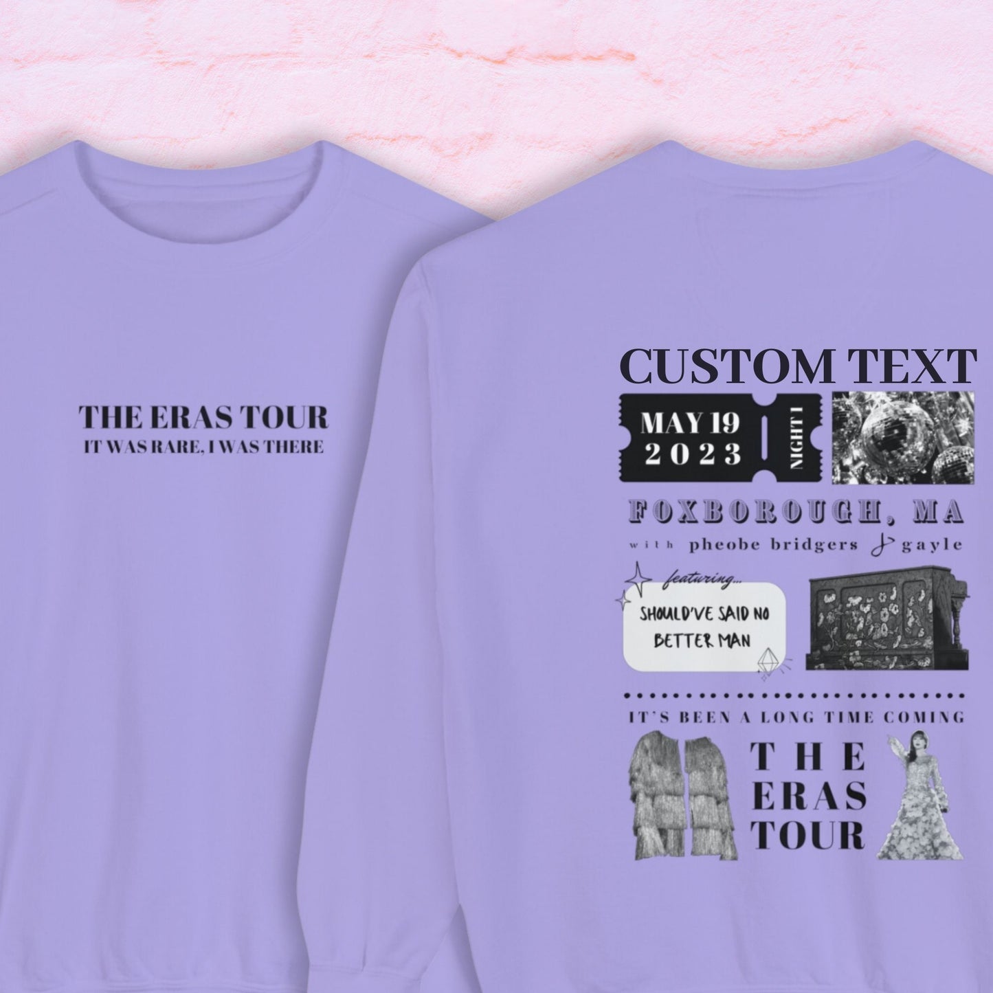 eras tour surprise song crewneck