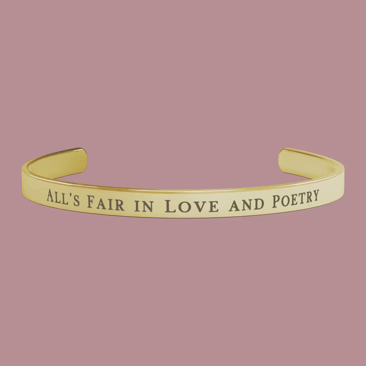 All is Fair in Love and Poetry Bangle Bracelet | Tortured Poets Department Bangle | TTPD Personalized Bracelet | Tortured Poet, TTPD Gift