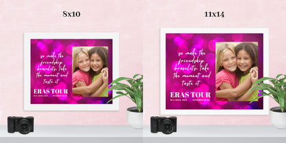 eras tour personalized concert memory frame