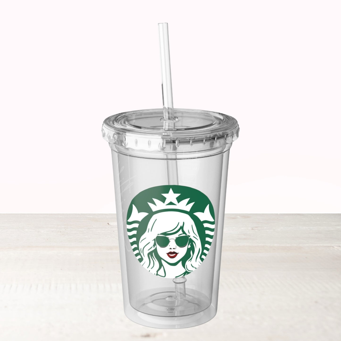 starbucks lovers acrylic straw cup