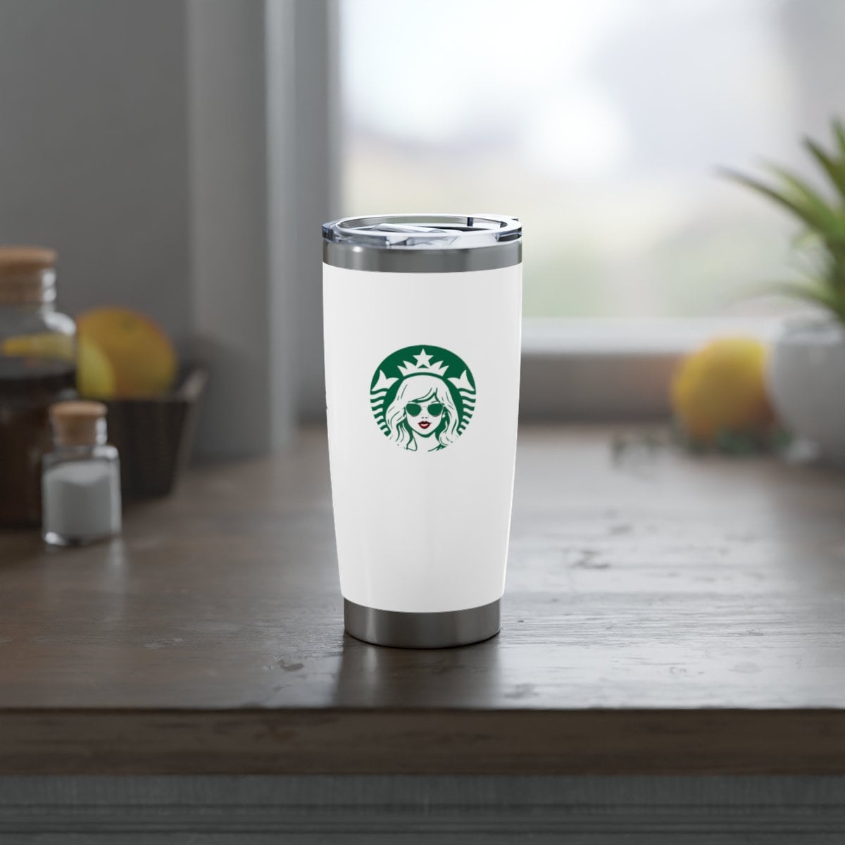 Taylor Swift x Starbucks-Inspired Personalized 20oz Tumbler | Custom Swiftie Cup with Iconic Logo | Taylor Swift Fan Gift